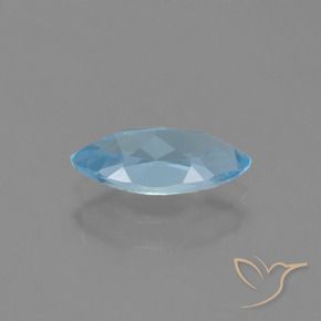 1.34캐럿 천연 하늘색 황옥, 보석, VVS-VS