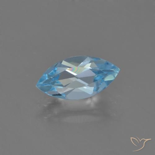 1.31ct 자연스러운 스위스 블루 황옥, 보석, VVS-VS