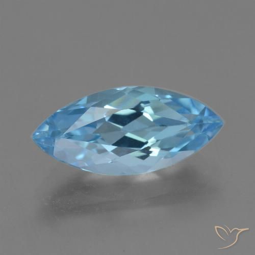 3.78ct 자연스러운 하늘색 황옥, 보석, VVS