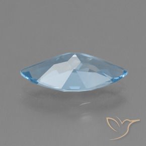 3.14캐럿 천연 스위스 블루 황옥, 보석, VVS