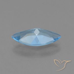 3.29캐럿 천연 스위스 블루 황옥, 보석, VVS-VS