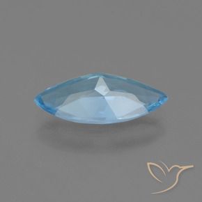 3.31캐럿 천연 스위스 블루 황옥, 보석, VS
