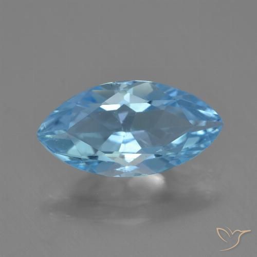 3.51ct 자연스러운 하늘색 황옥, 보석, VVS
