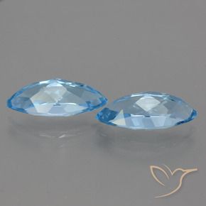 7.95캐럿 천연 하늘색 황옥 보석, 보석, VVS