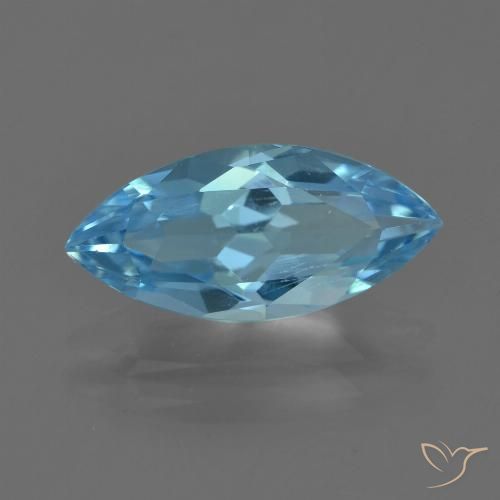 3.31ct 자연스러운 스위스 블루 황옥, 보석, VVS-VS