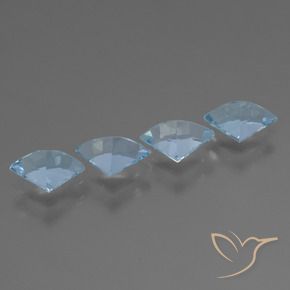 2.63캐럿 천연 하늘색 황옥 보석, 팬시한, VVS-VS