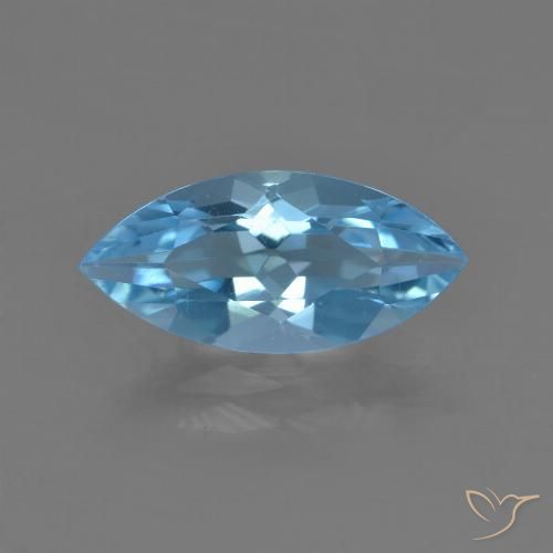 3.25ct 자연스러운 스위스 블루 황옥, 보석, VS