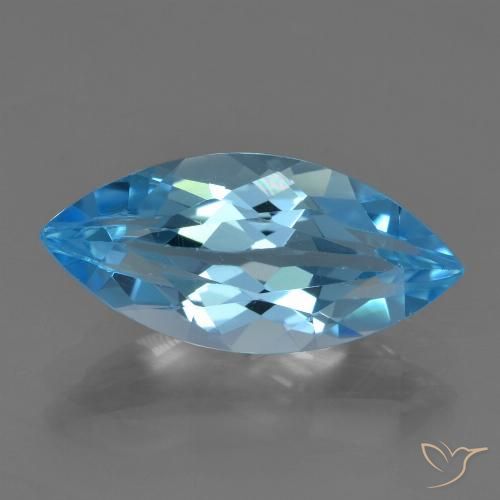 3.50ct 자연스러운 스위스 블루 황옥, 보석, VVS-VS