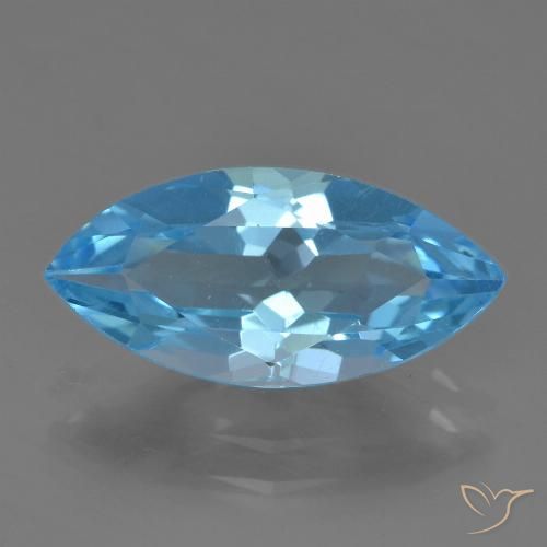 3.51ct 자연스러운 하늘색 황옥, 보석, VS