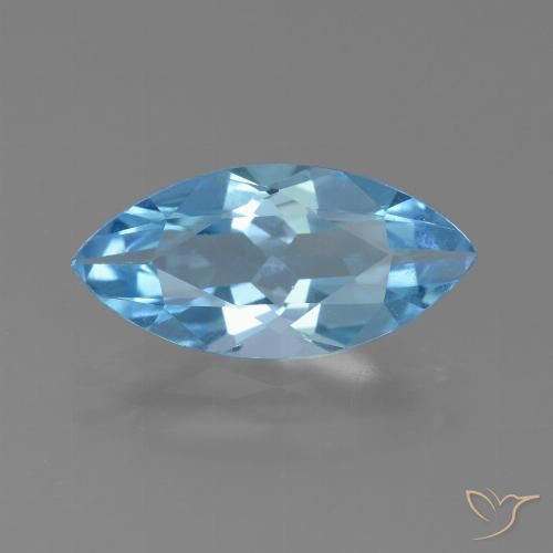 3.07ct 자연스러운 스위스 블루 황옥, 보석, VS