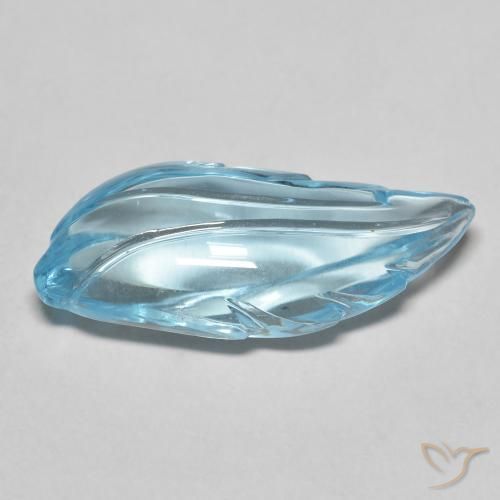 8.43ct 자연스러운 스위스 블루 황옥, 팬시한, 투명한
