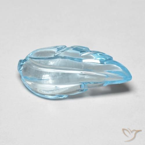 7.33ct 자연스러운 스위스 블루 황옥, 팬시한, 투명한