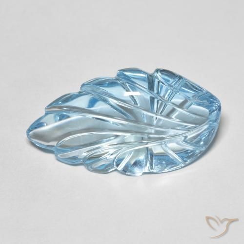 24.36ct 자연스러운 스위스 블루 황옥, 팬시한, 투명한