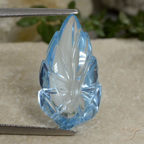 9.05ct 자연스러운 스위스 블루 황옥, 팬시한, 투명한