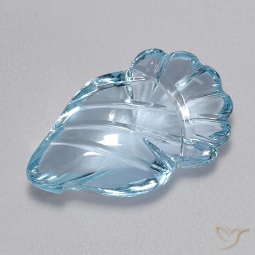 5.64ct 자연스러운 스위스 블루 황옥, 팬시한, 투명한
