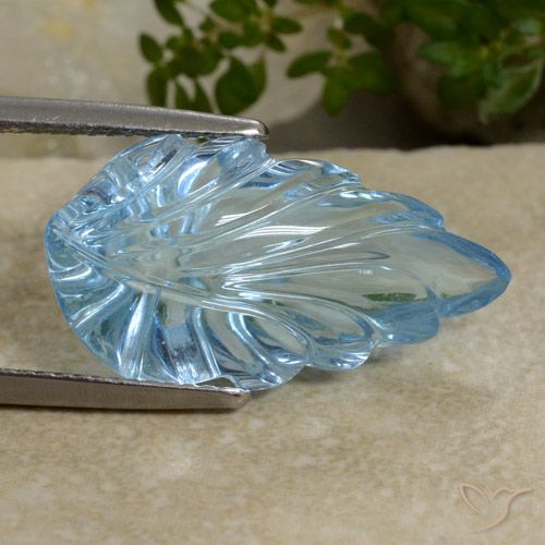 14.80ct 자연스러운 스위스 블루 황옥, 팬시한, 투명한