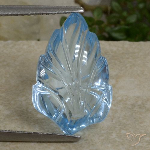 8.82ct 자연스러운 스위스 블루 황옥, 팬시한, 투명한
