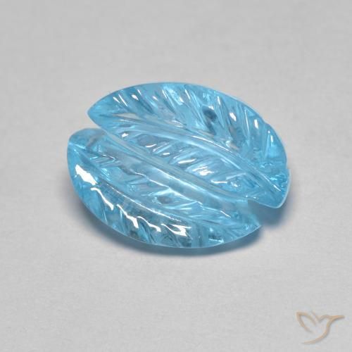 4.80ct 자연스러운 스위스 블루 황옥, 팬시한, 투명한