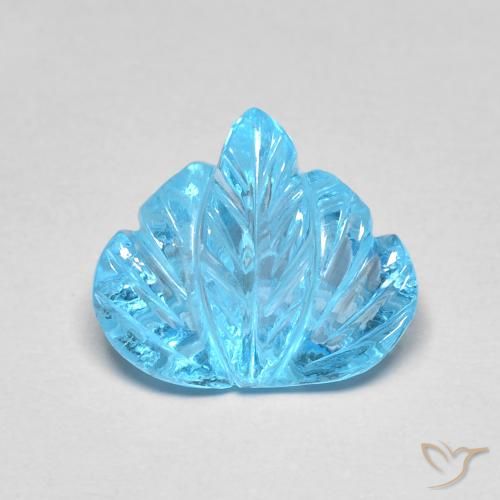 5.55ct 자연스러운 스위스 블루 황옥, 팬시한, 투명한