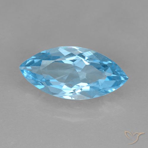 3.51ct 자연스러운 하늘색 황옥, 보석, VVS-VS