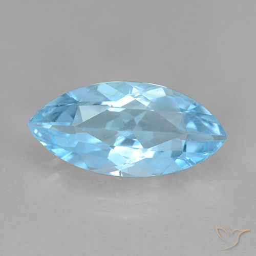 3.75ct 자연스러운 하늘색 황옥, 보석, VVS-VS