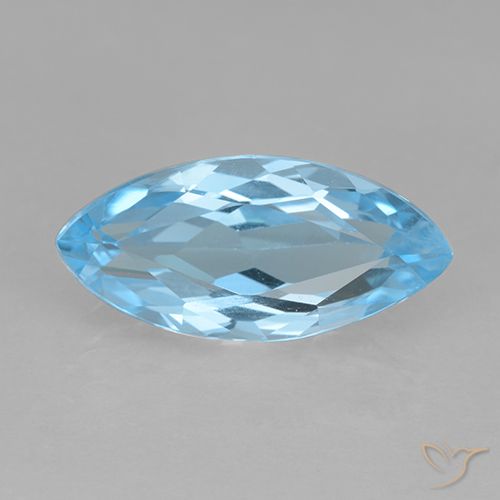 3.54ct 자연스러운 스위스 블루 황옥, 보석, VVS-VS