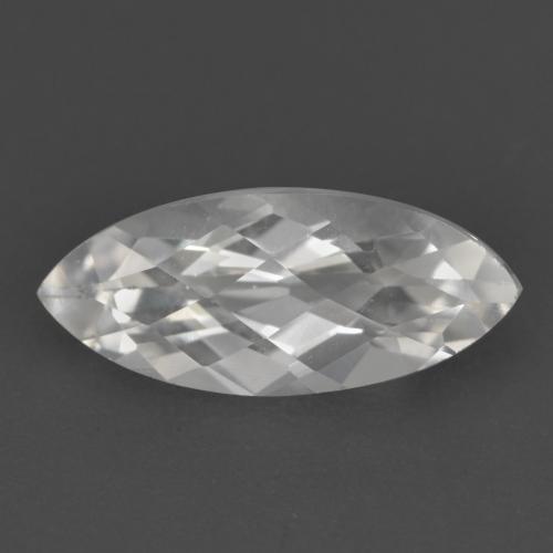 1.62캐럿 천연 화이트 토파즈, 마퀴즈, 11.8×5.1 mm, VS
