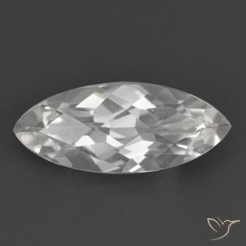 1.53ct 자연스러운 하얀색 황옥, 보석, VS