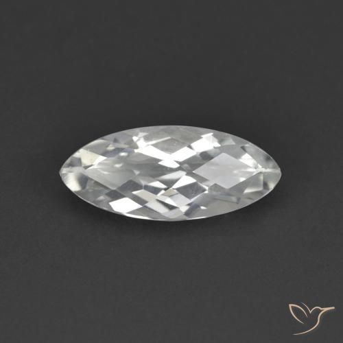 1.69ct 자연스러운 하얀색 황옥, 보석, VS