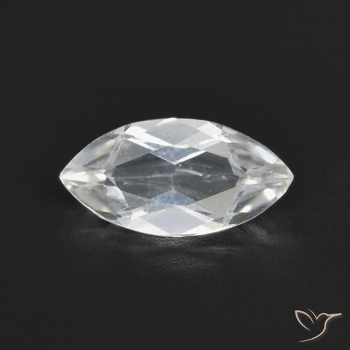 1.97ct 자연스러운 푸르스름한 흰색 황옥, 보석, VVS