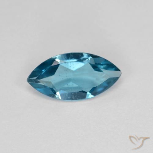 1.01ct 자연스러운 런던 블루 황옥, 보석, VS