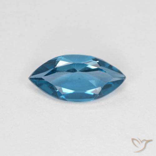 1.17ct 자연스러운 스위스 블루 황옥, 보석, VS