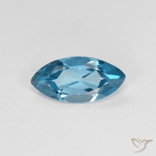 1.15ct 자연스러운 런던 블루 황옥, 보석, VS