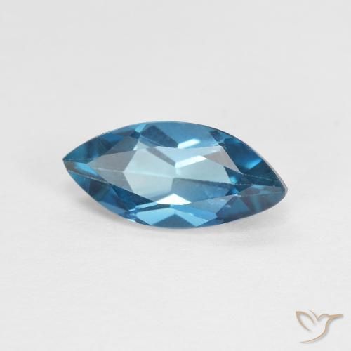 1.35ct 자연스러운 런던 블루 황옥, 보석, VVS-VS