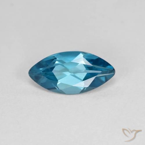 1.17ct 자연스러운 런던 블루 황옥, 보석, VS