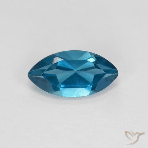 1.37ct 자연스러운 런던 블루 황옥, 보석, VS