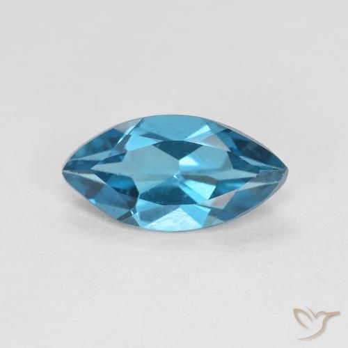 1.16ct 자연스러운 런던 블루 황옥, 보석, VVS