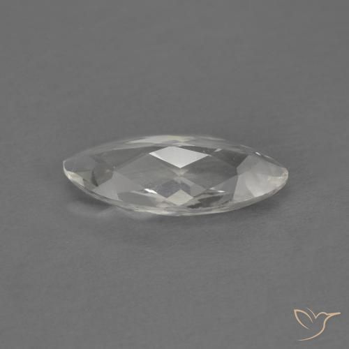 1.45캐럿 천연 따뜻한 화이트 황옥, 보석, VVS