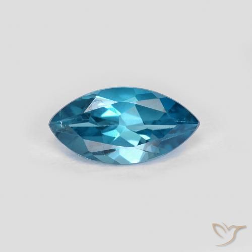 1.20ct 자연스러운 런던 블루 황옥, 보석, VS