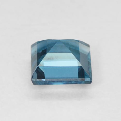 0.79캐럿 천연 런던 블루 황옥, 정사각형, VVS