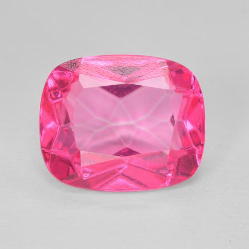 6.31ct 자연스러운 딥 마젠타 황옥, 방석, VVS