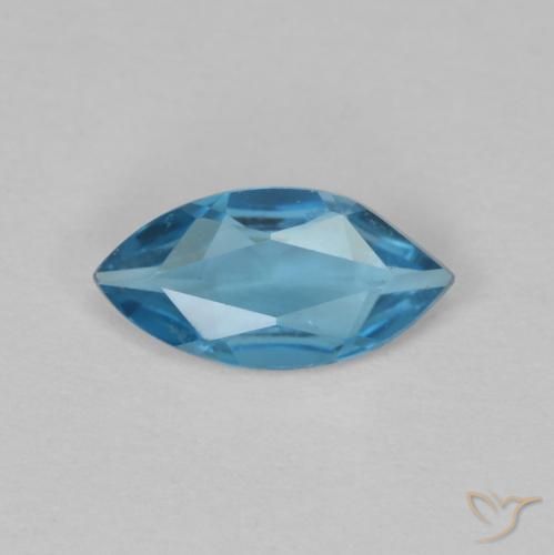 0.46ct 자연스러운 런던 블루 황옥, 보석, VVS