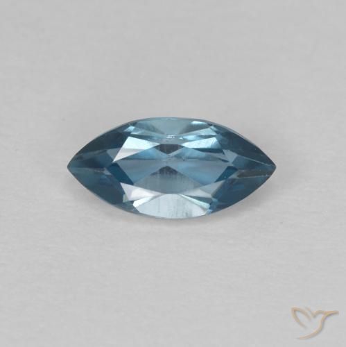 0.52ct 자연스러운 런던 블루 황옥, 보석, VVS