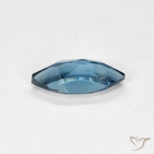 0.47캐럿 천연 런던 블루 토파즈, 마퀴즈, 7.1×3.5 mm, VVS