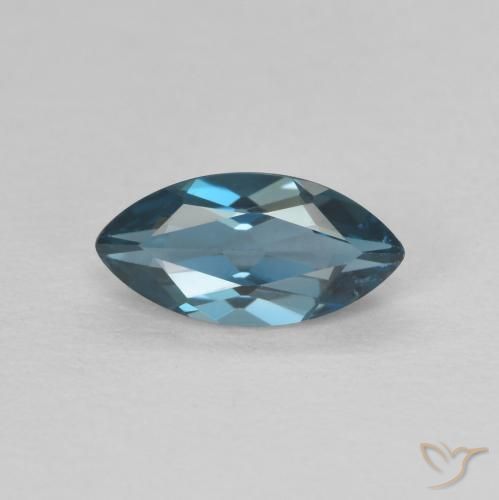 0.72ct 자연스러운 런던 블루 황옥, 보석, VVS
