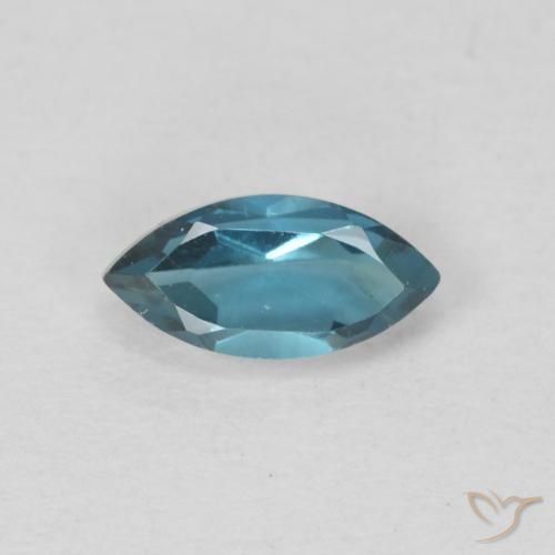 0.58ct 자연스러운 런던 블루 황옥, 보석, VVS-VS