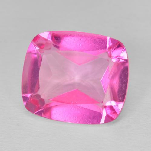 9.61캐럿 천연 Medium Dark-Pink 황옥, 방석, VVS-VS
