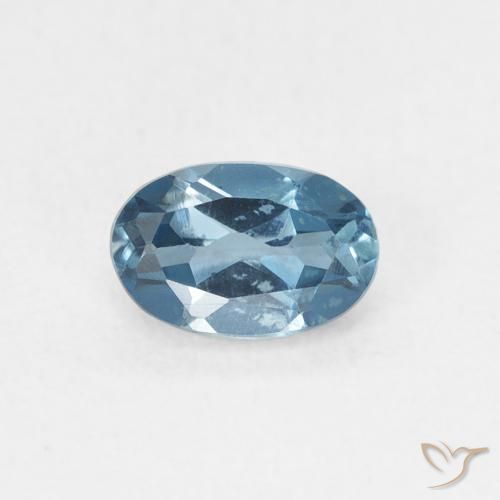 0.62ct 자연스러운 런던 블루 황옥, 타원형, VVS
