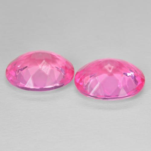 10.71캐럿 천연 Medium Dark-Pink 황옥 보석, 타원형, VVS-VS