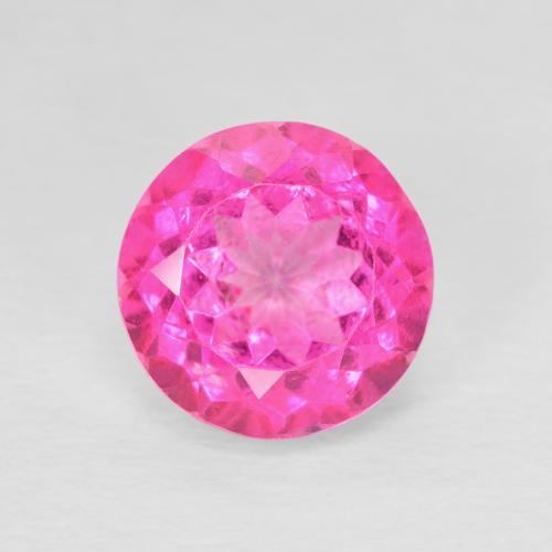 3.61ct 자연스러운 딥 마젠타 황옥, 둥근, VVS-VS